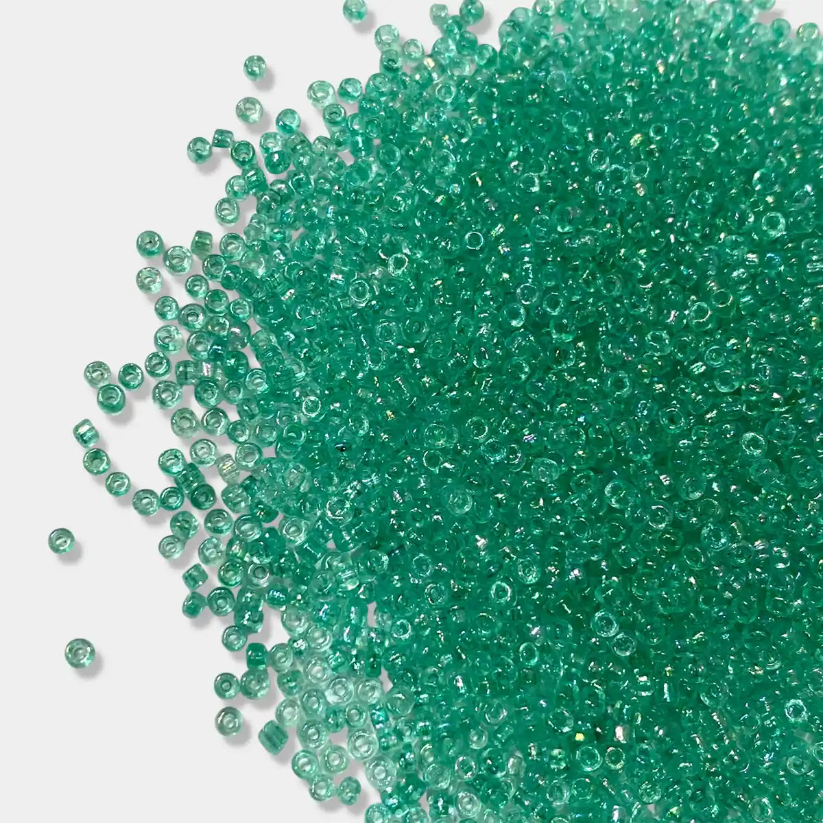 Glass Seed or Sugar Beads 2mm Color Cyan Color (25grams)