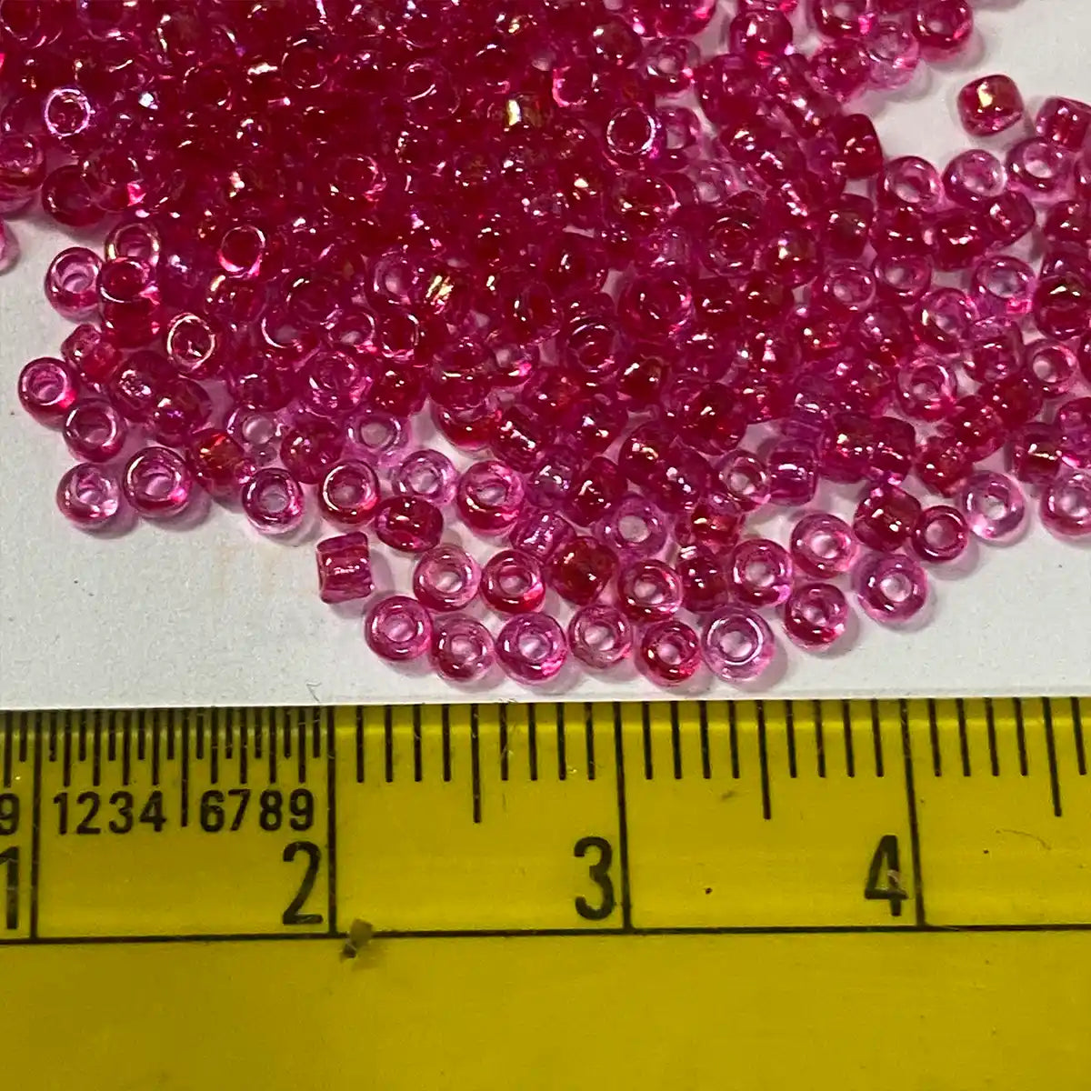 Glass Seed or Sugar Beads 2MM Rose Color (25grams)