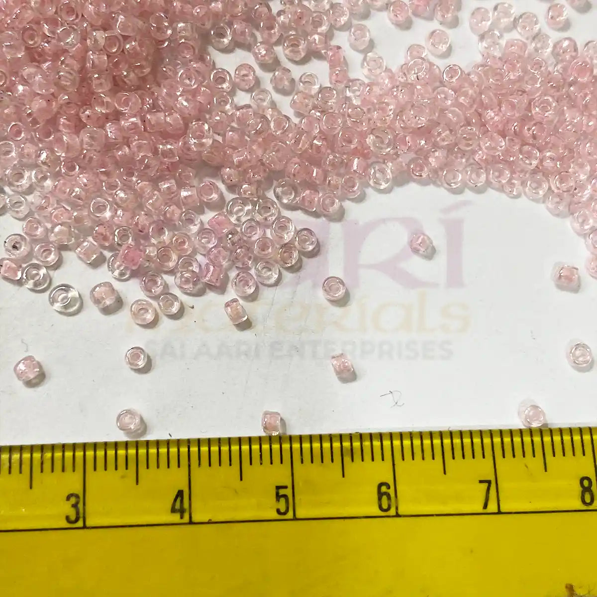 Glass Seed or Sugar Beads 2mm Baby Pink Color (25grams)