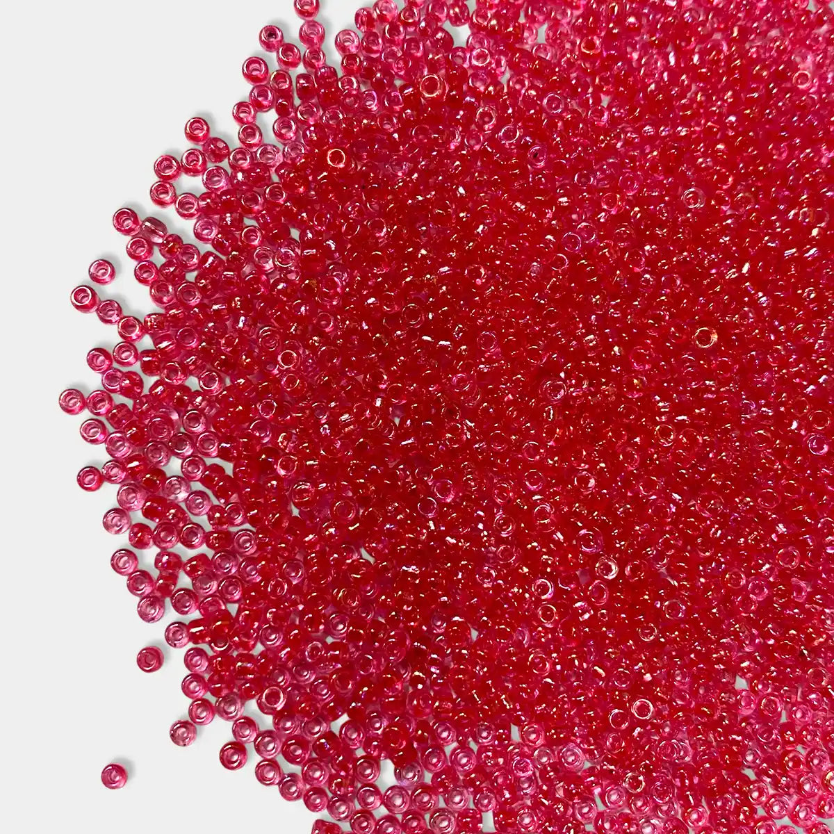 Glass Seed or Sugar Beads 2mm Color Bright Rose Color (25grams)