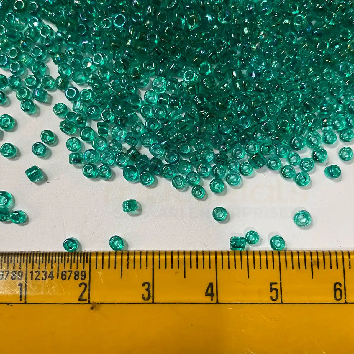 Glass Seed or Sugar Beads 2mm Dark Cyan Color (25grams)