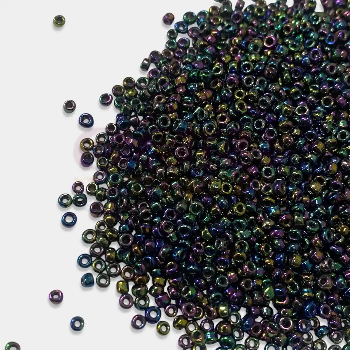 Glass Seed or Sugar Beads 2mm Dual Tone - Multicolor (25grams)