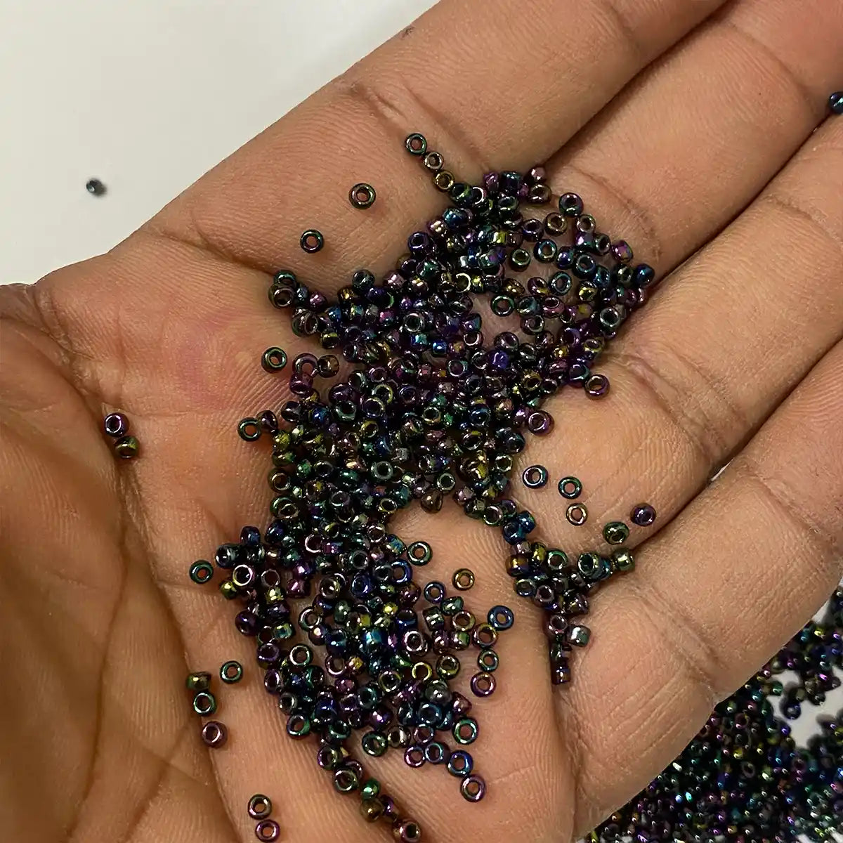 Glass Seed or Sugar Beads 2mm Dual Tone - Multicolor (25grams)