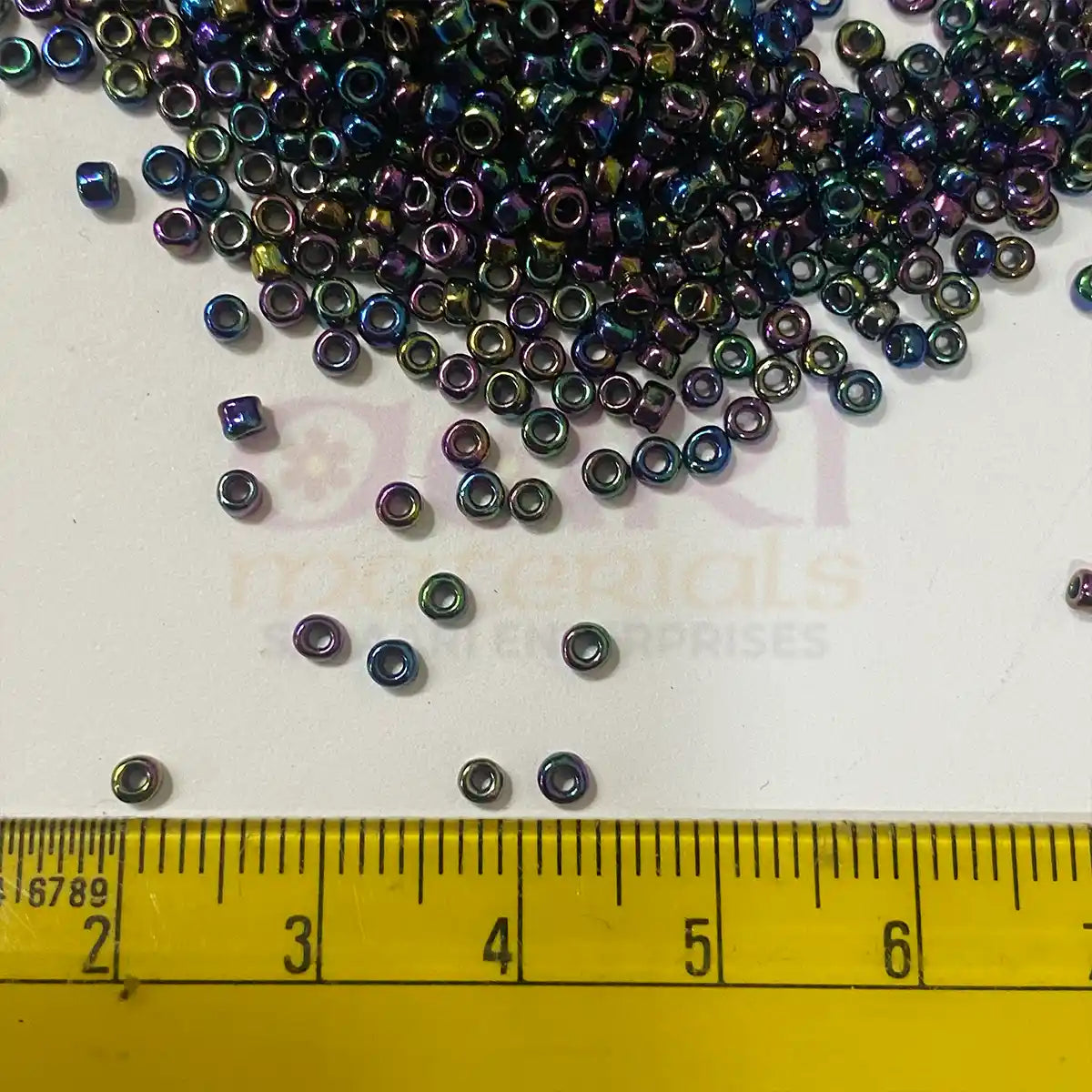 Glass Seed or Sugar Beads 2mm Dual Tone - Multicolor (25grams)