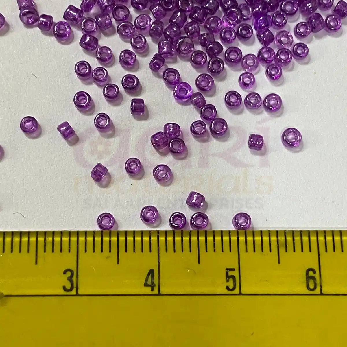Glass Seed or Sugar Beads 2mm Purple Color (25grams)