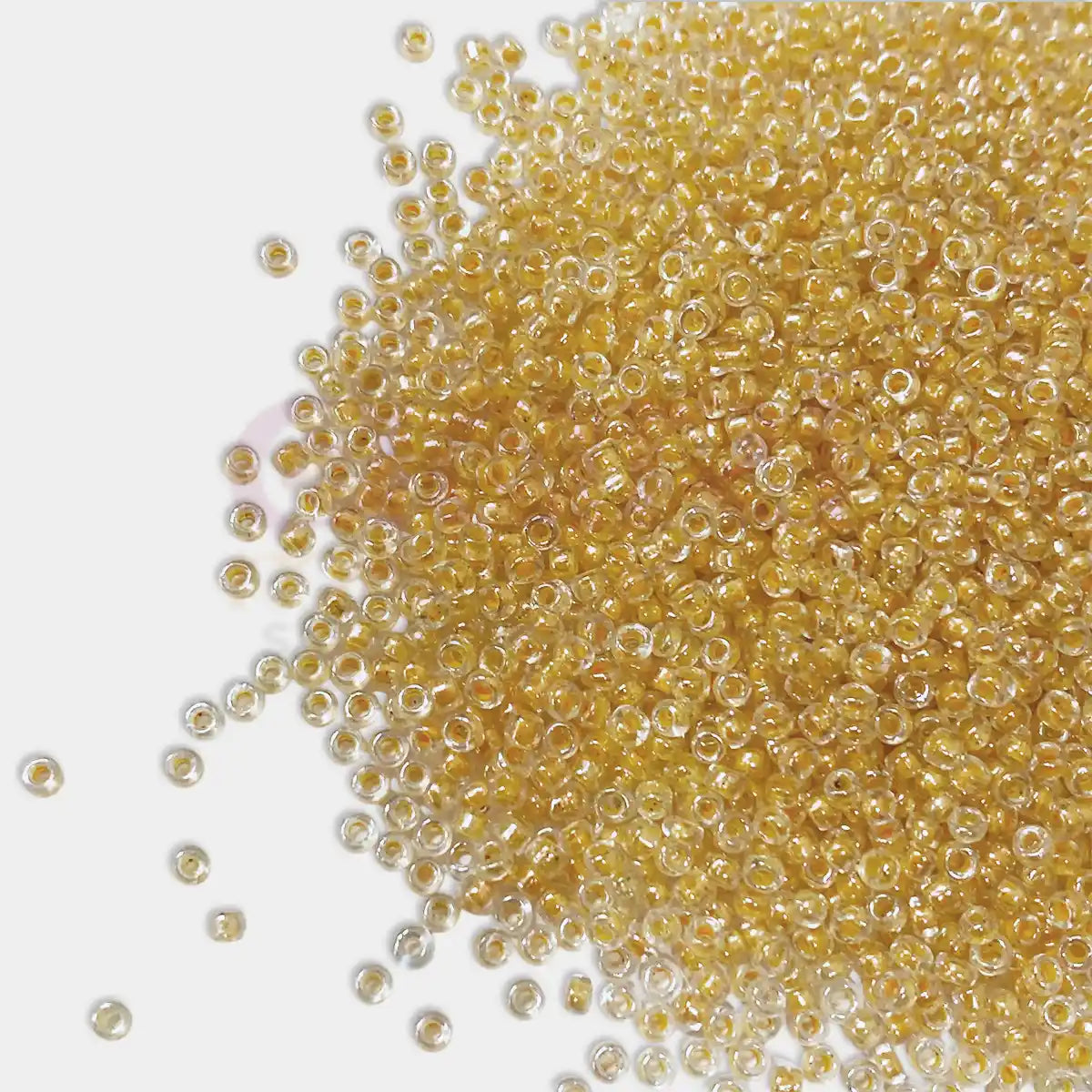 Glass Seed or Sugar Beads 2mm Baby Orange Color (25grams)
