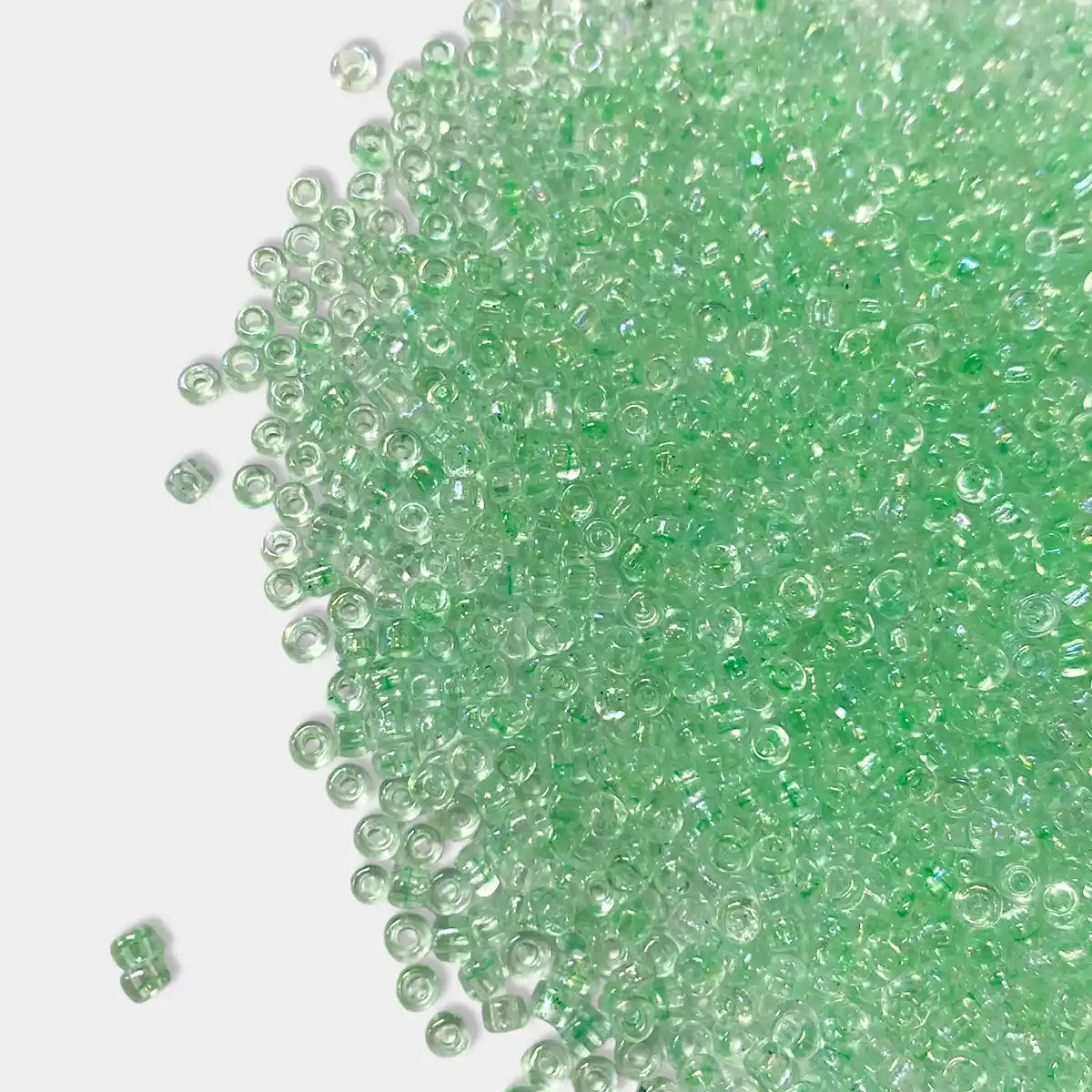 Glass Seed or Sugar Beads 2mm Color Seafoam Green Color (25grams)