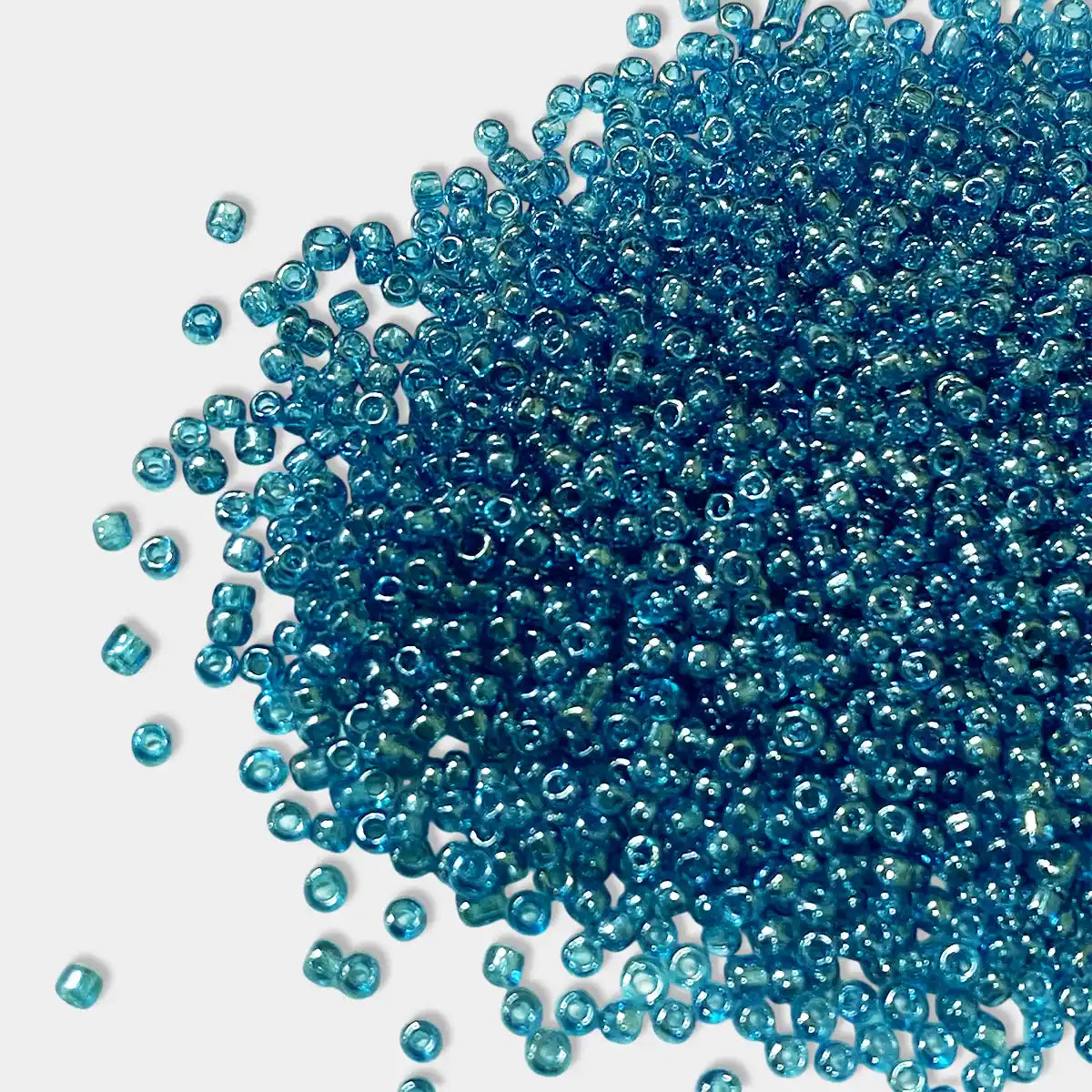 Glass Seed or Sugar Beads 2mm Pastel Blue Color (25grams)