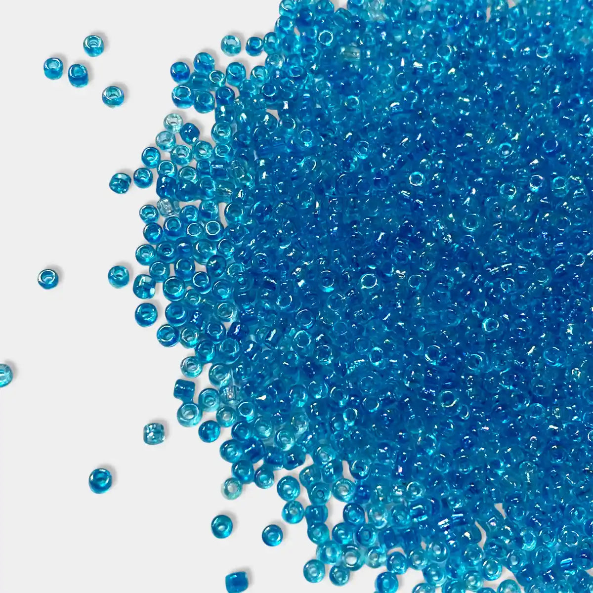 Glass Seed or Sugar Beads 2mm Sky Blue Color (25grams)