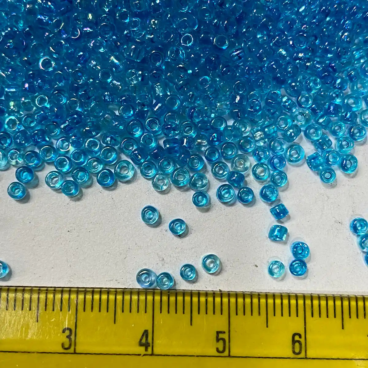 Glass Seed or Sugar Beads 2mm Sky Blue Color (25grams)