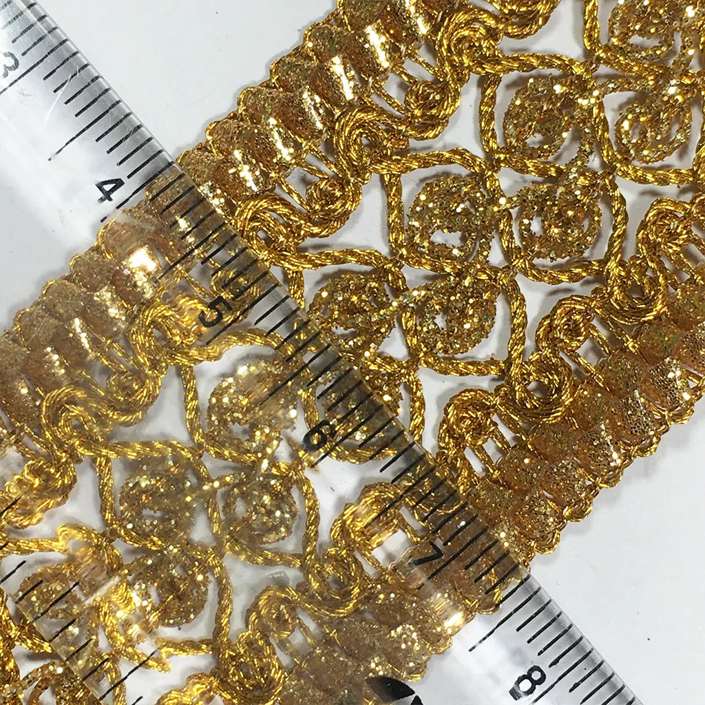 Gold Color Lace No.18116 (1Meter)