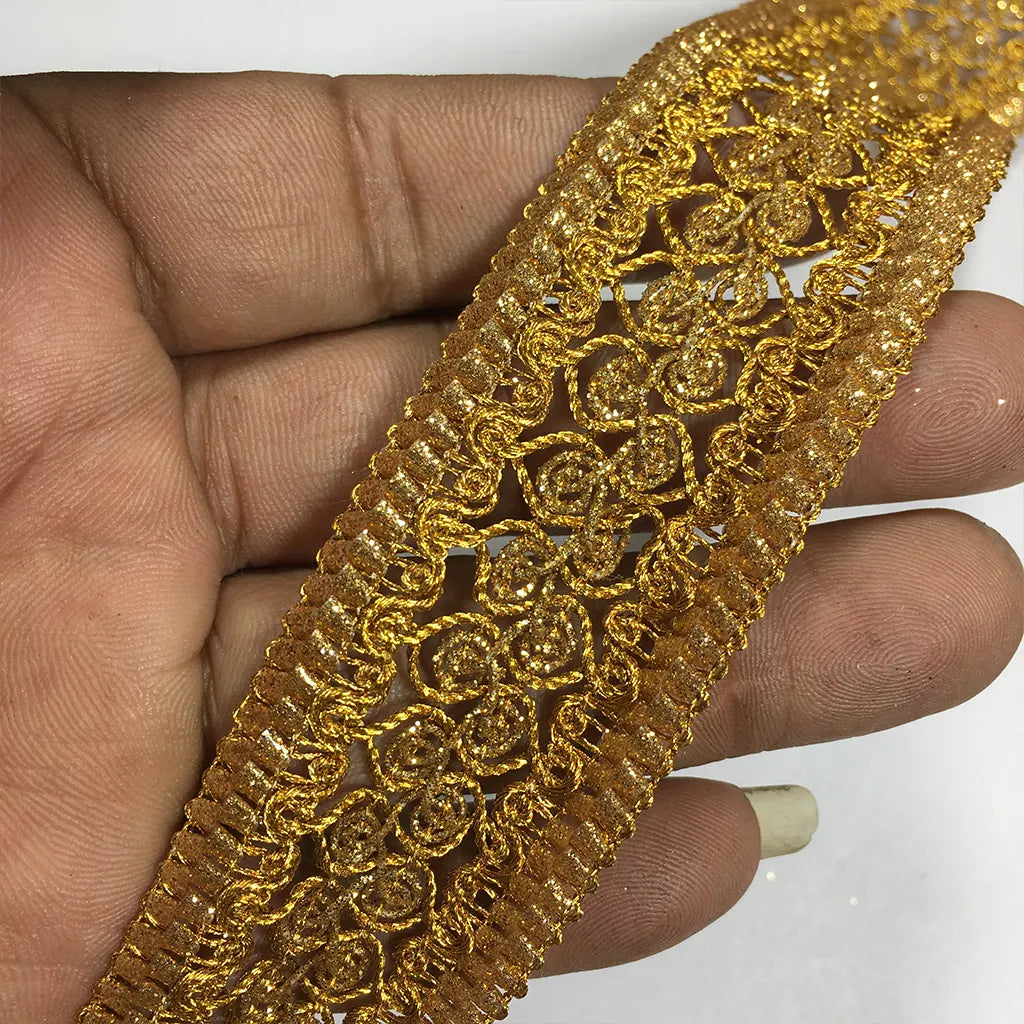 Gold Color Lace No.18116 (1Meter)