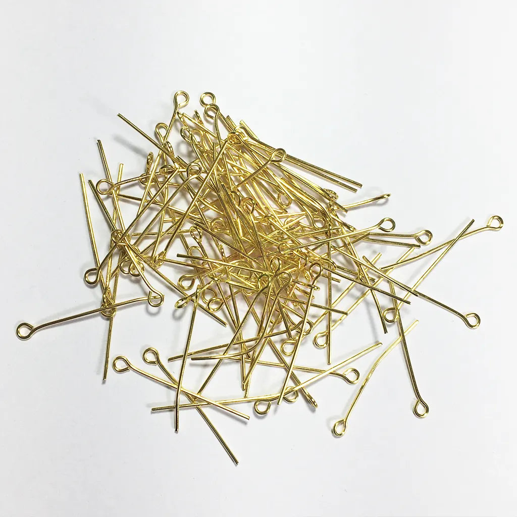 Gold Eye Pins 30mm (10grams) for Jewelry Making