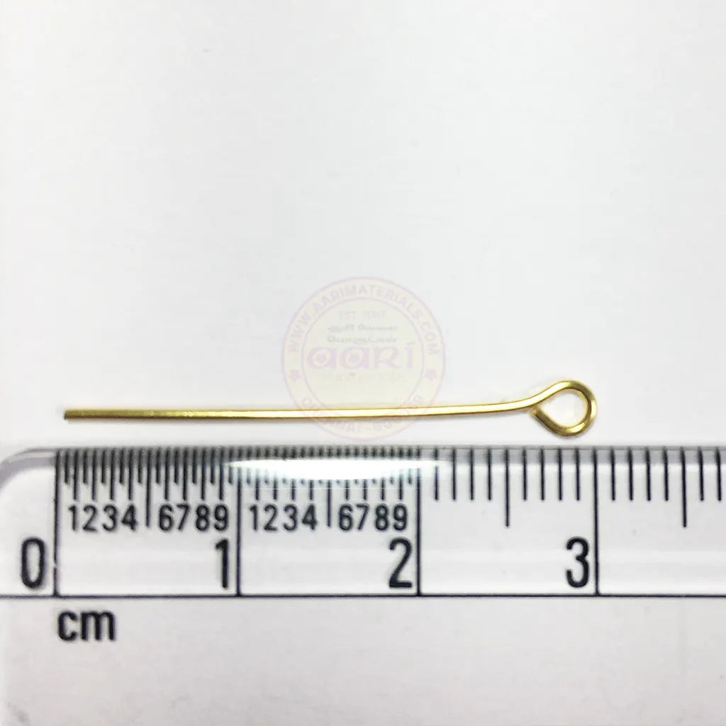 Gold Eye Pins 30mm (10grams) for Jewelry Making