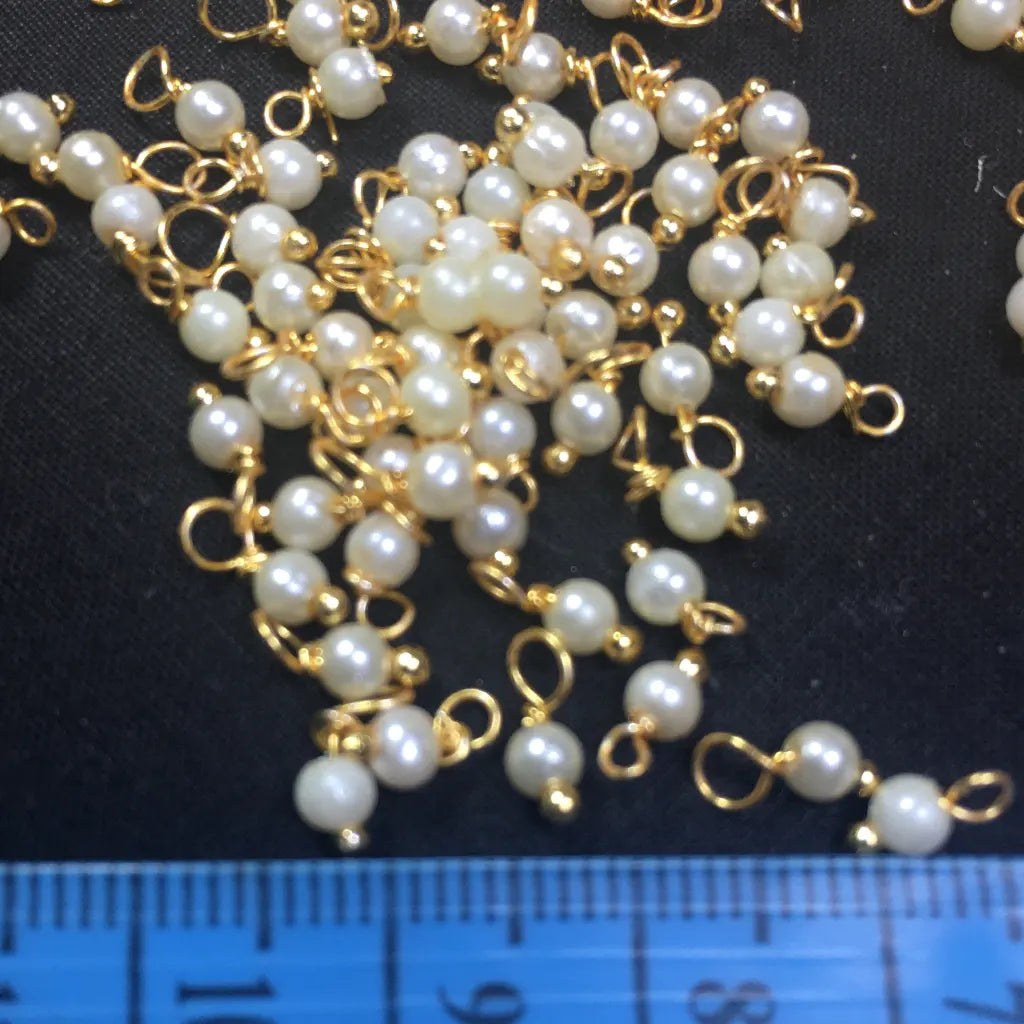 White Pearl Loreal Beads (10grams)