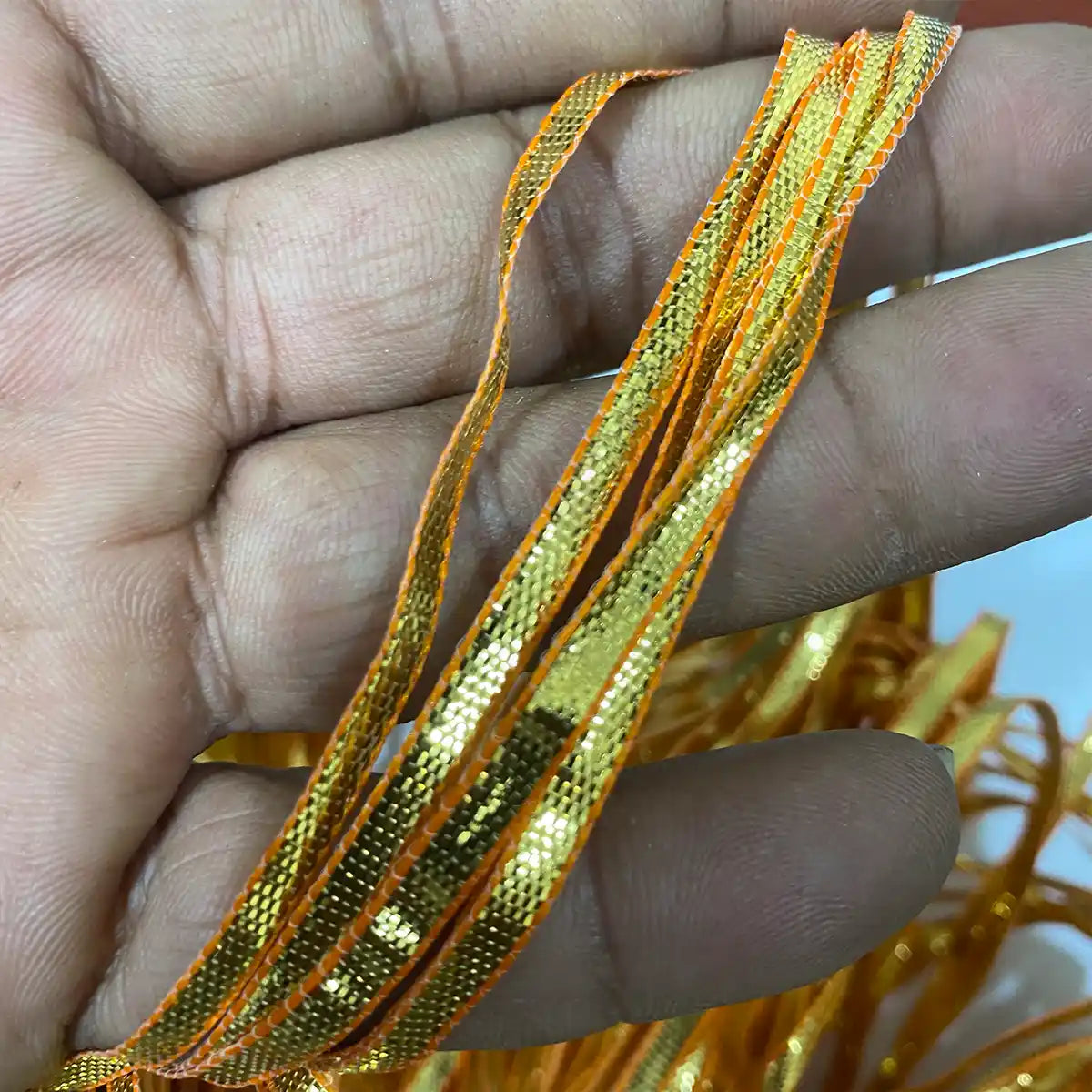 Golden Color Gota Patti Lace - 1 Bunch