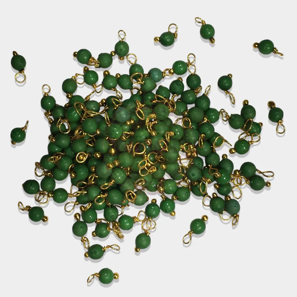 Green Color Pearl Loreal Beads (10grams)