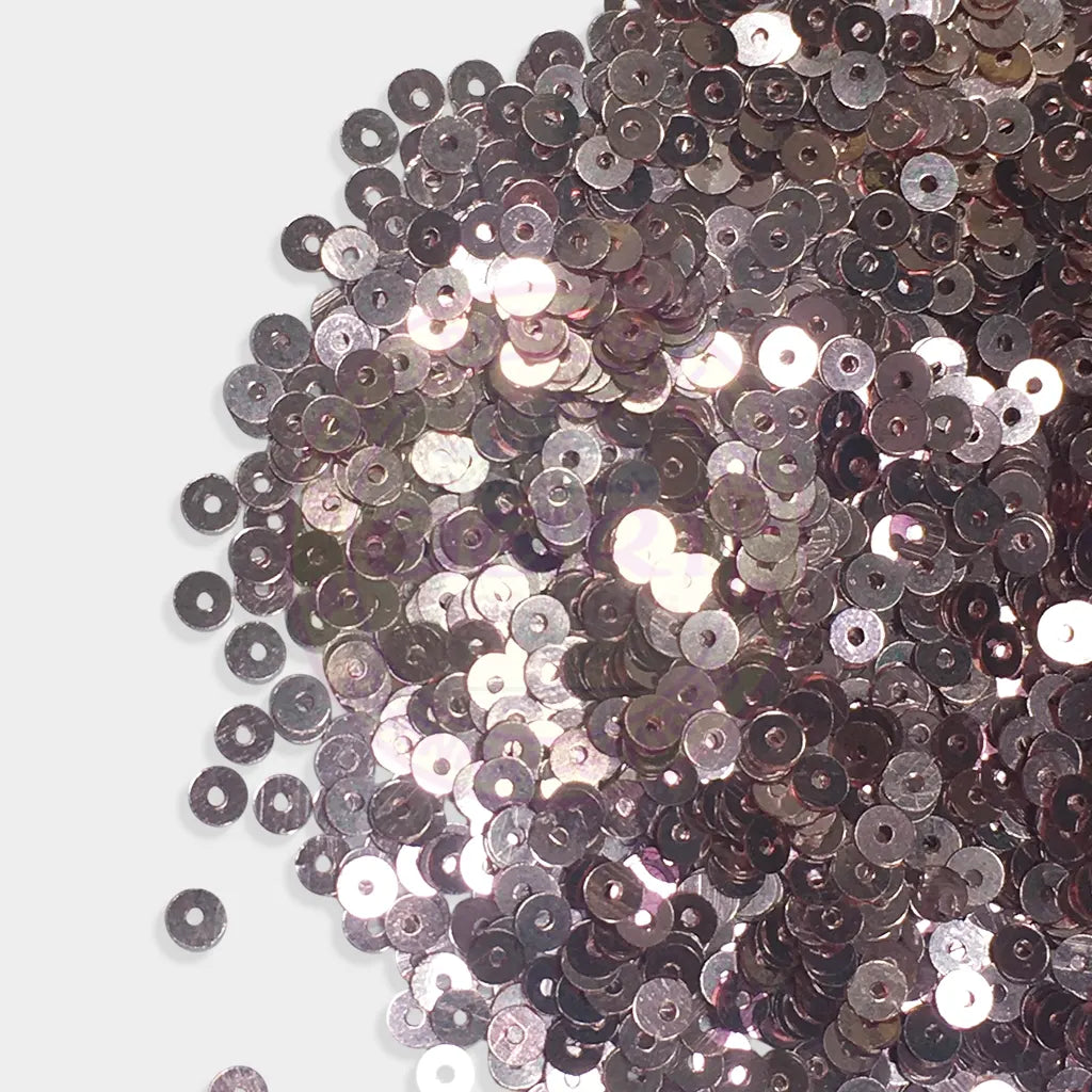 Jamki or Chamki Sequence or Round Shape Sewing Sequins 4MM Rose Gold (10g)