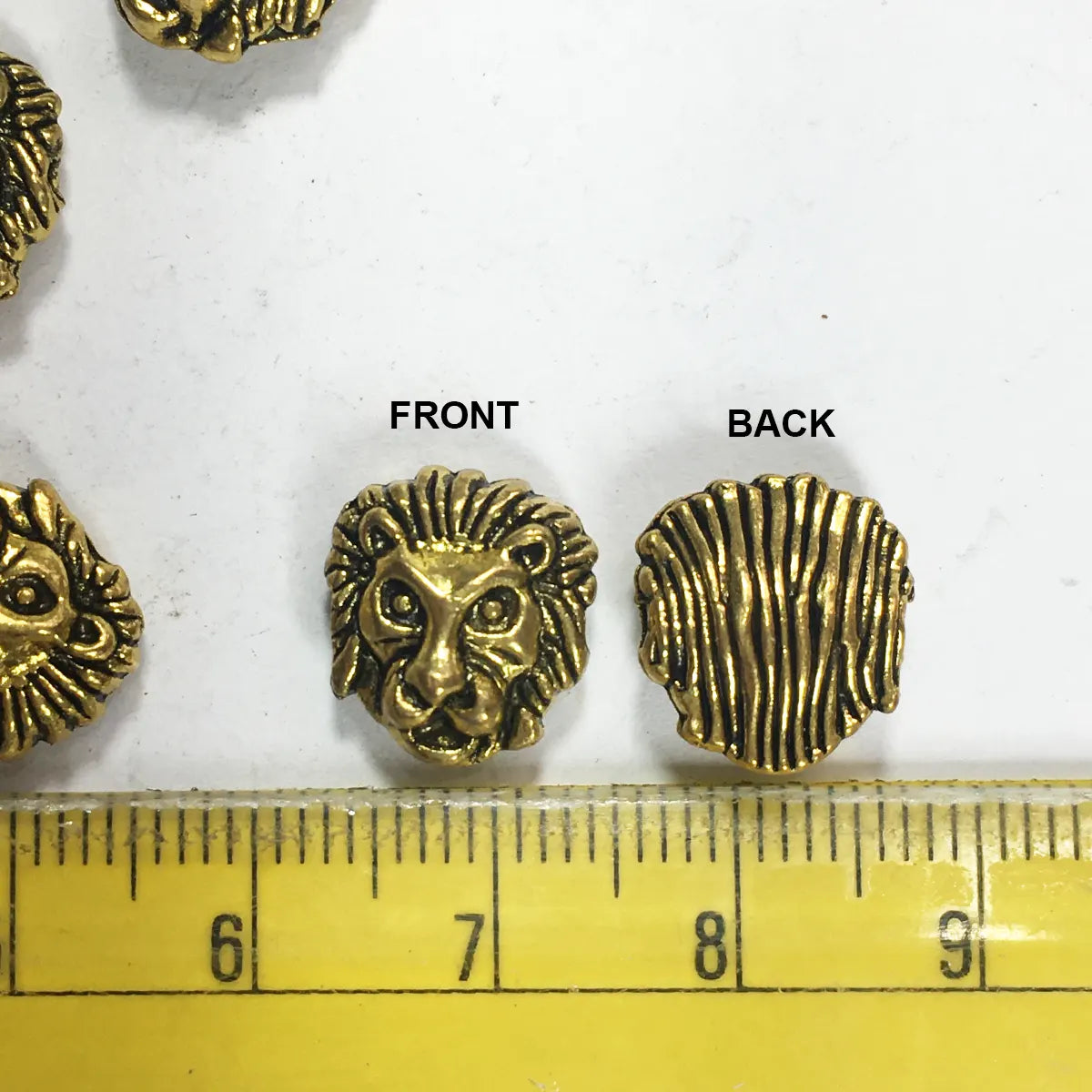 Jewellery Making Metal Charms - Findings (Lion Face, Pack of 5 Pieces)