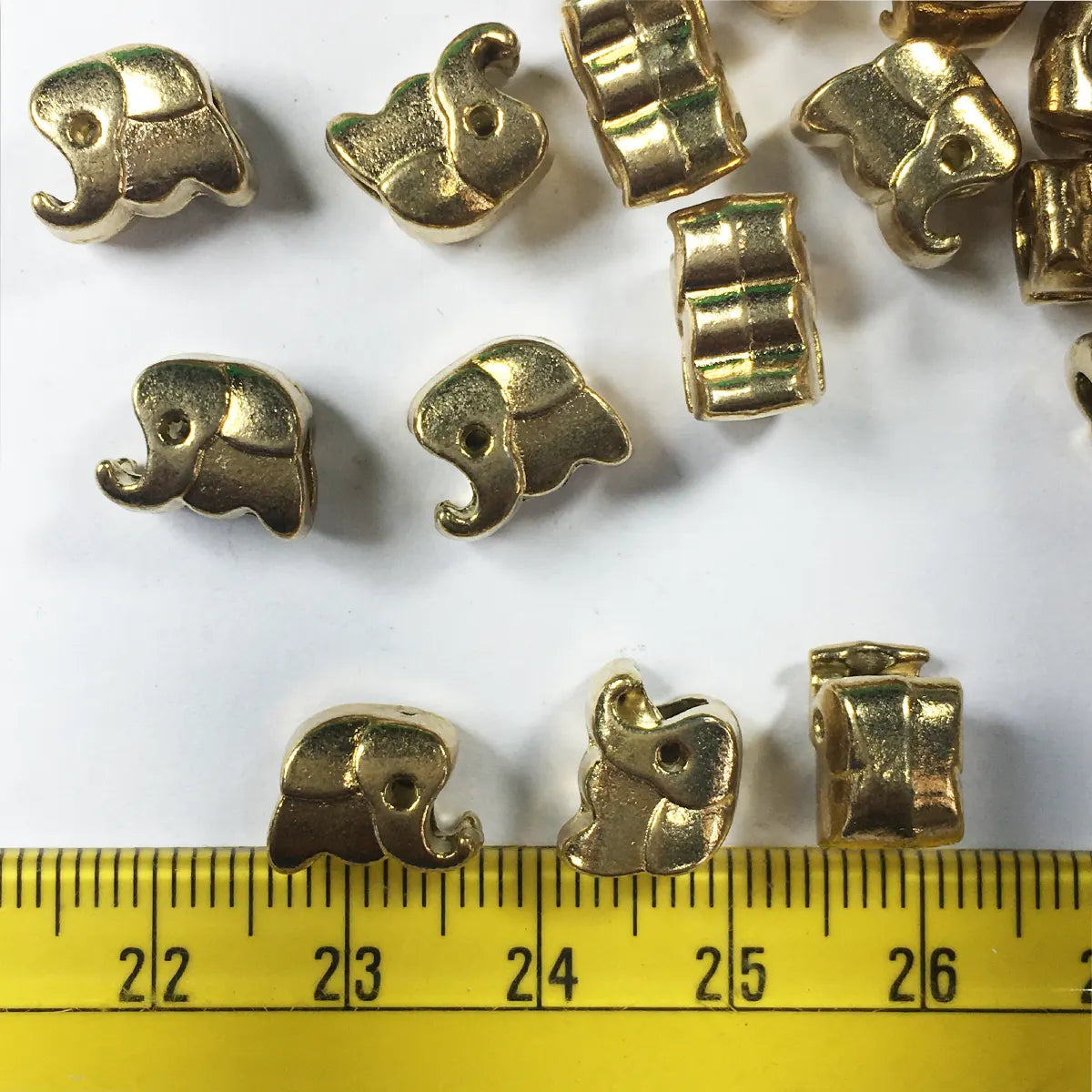 Jewelry Making Charms Baby Elephant Loose Beads (Pack of 5 Pieces)