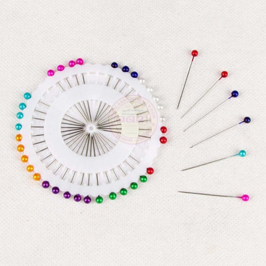 Coloured Pearl Head 40 Pins