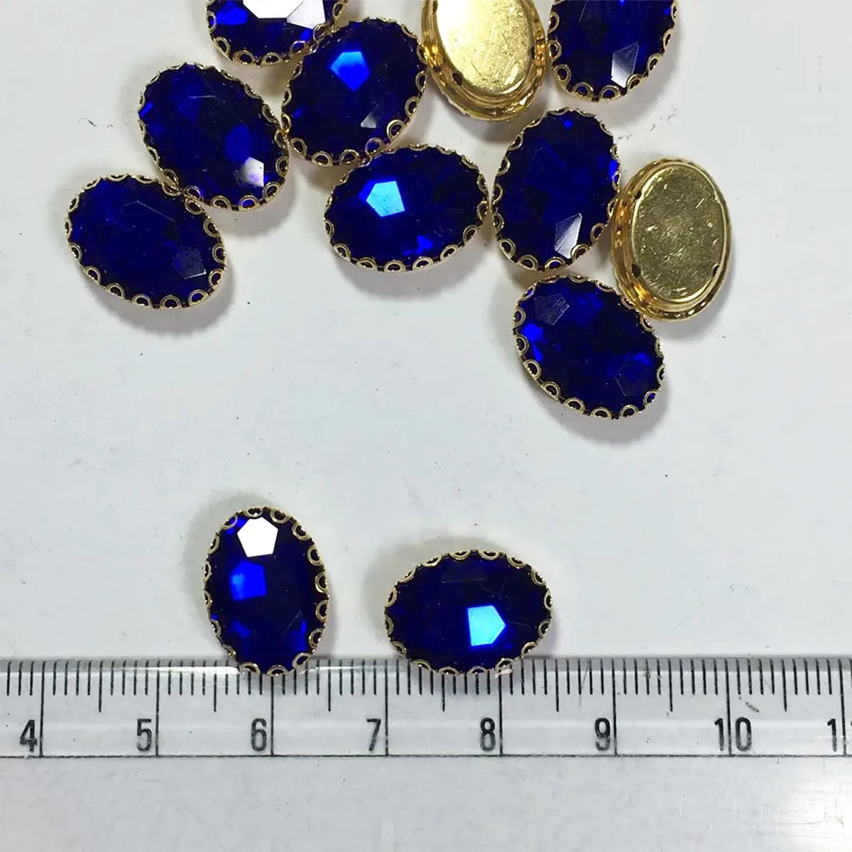 Kundan Clip Stone 14MMx10MM Oval Shape - 1 Piece