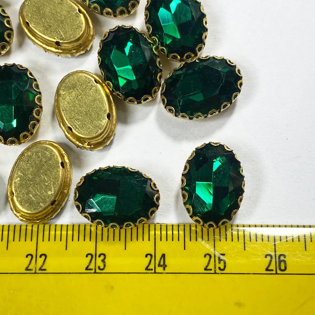 Kundan Clip Stone 14MMx10MM Oval Shape - 1 Piece