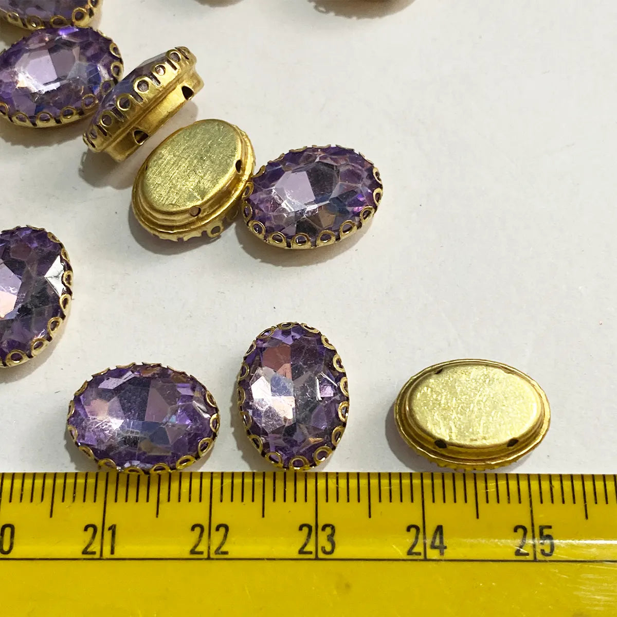 Kundan Clip Stone 14MMx10MM Oval Shape - 1 Piece