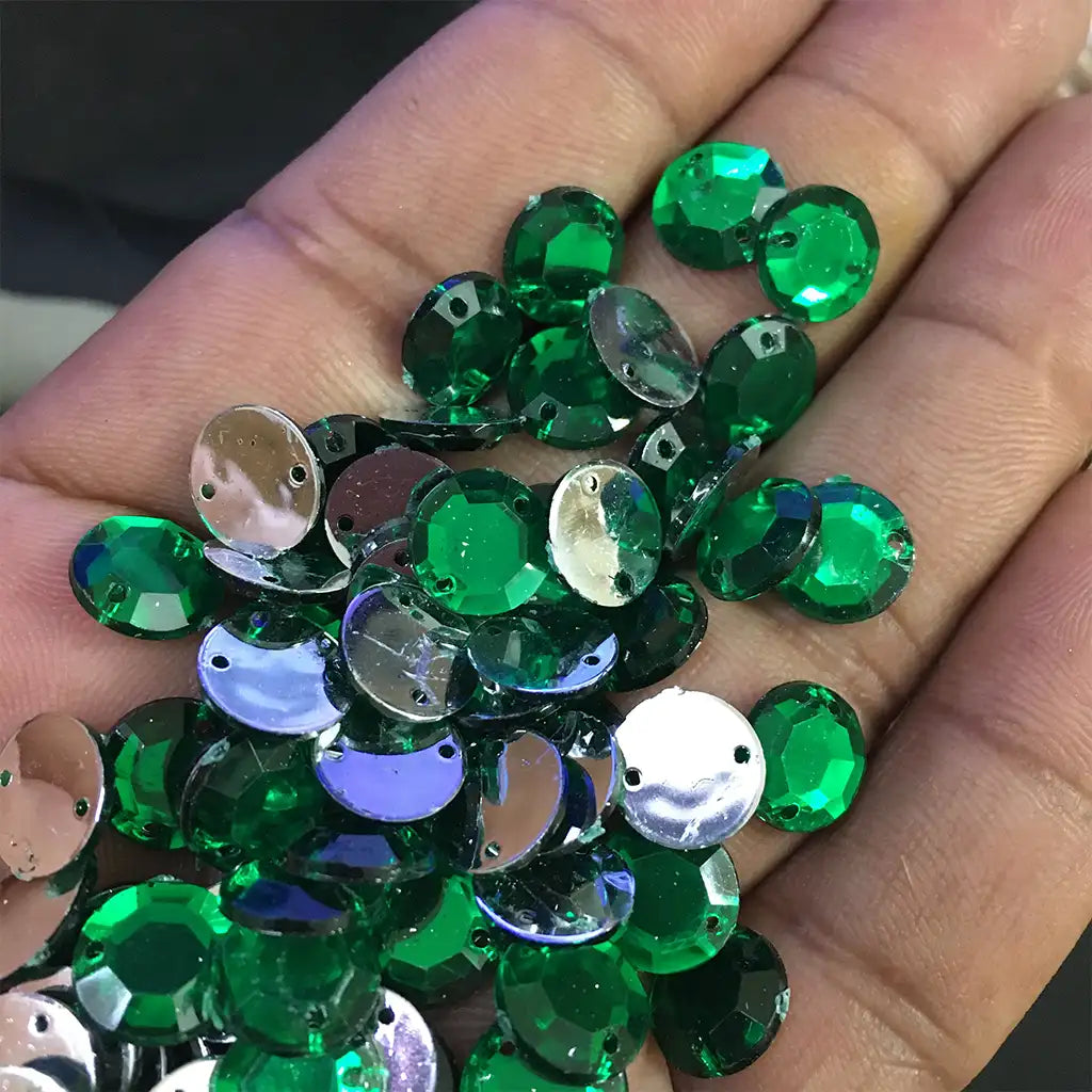Kundan Stone Round Shape 10mm (10grams)