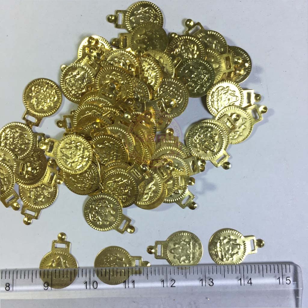 Lakshmi Coin or Kasu Samll Size With Hook (10grams)
