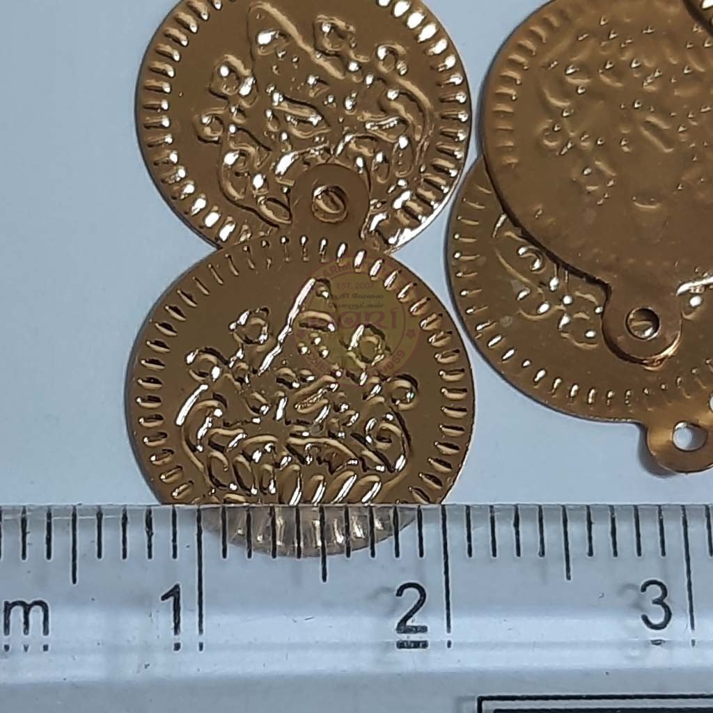 Lakshmi Coin for Aari Work- Copper Color -10grams
