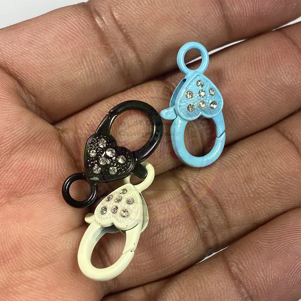 Heart Lobster Clasp 1pc