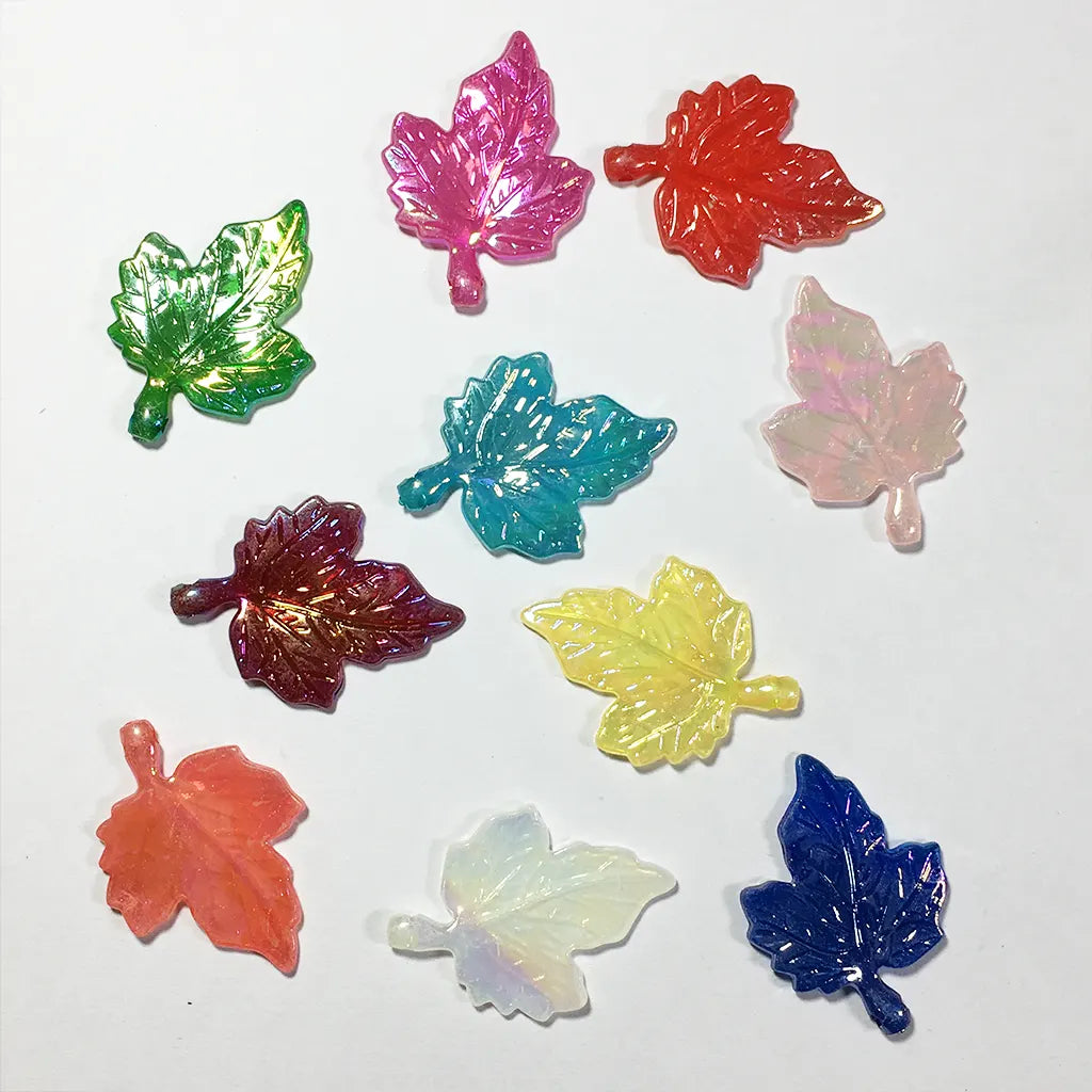 Maple Leaf Sequins Material Paillette 30x20mm 10pcs