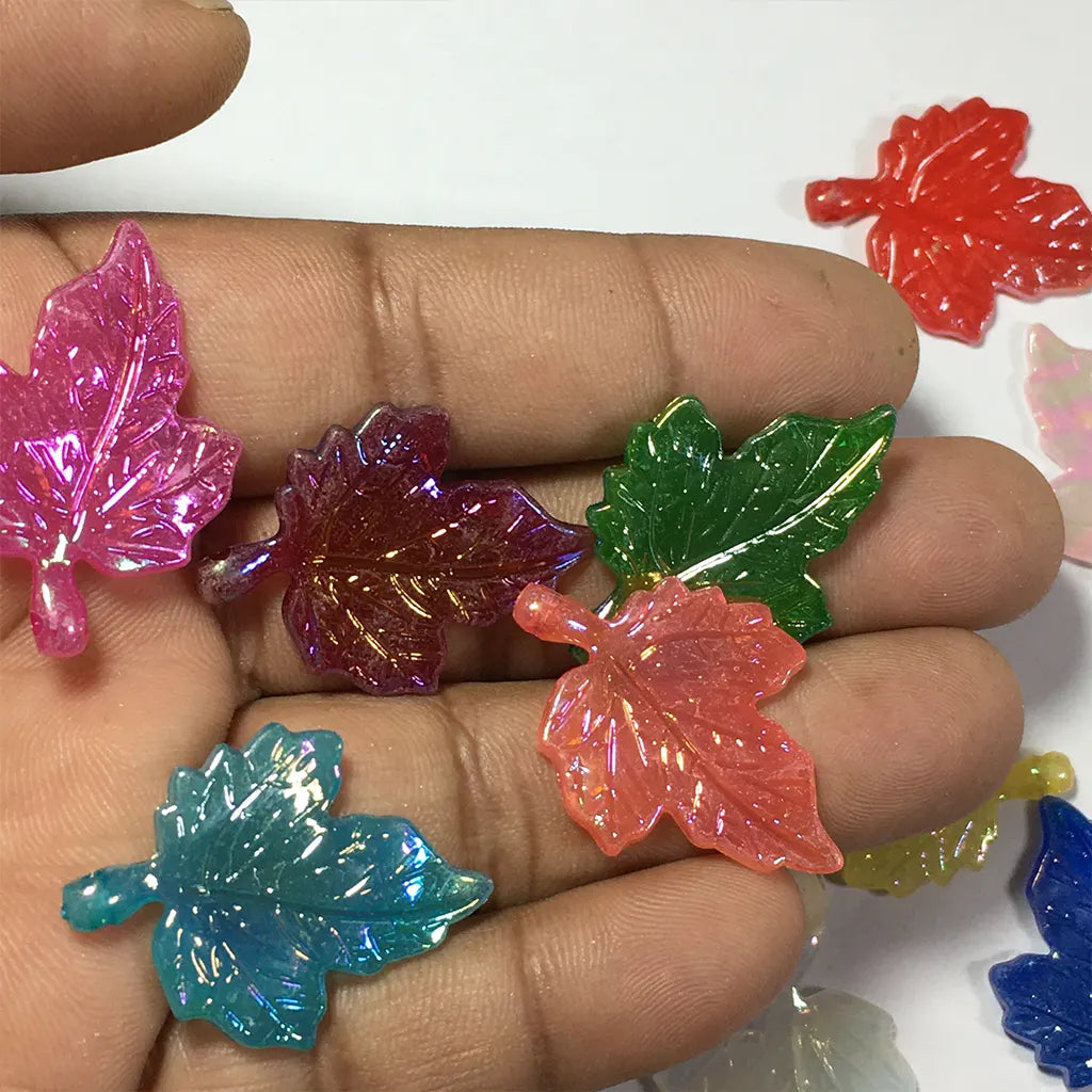Maple Leaf Sequins Material Paillette 30x20mm 10pcs