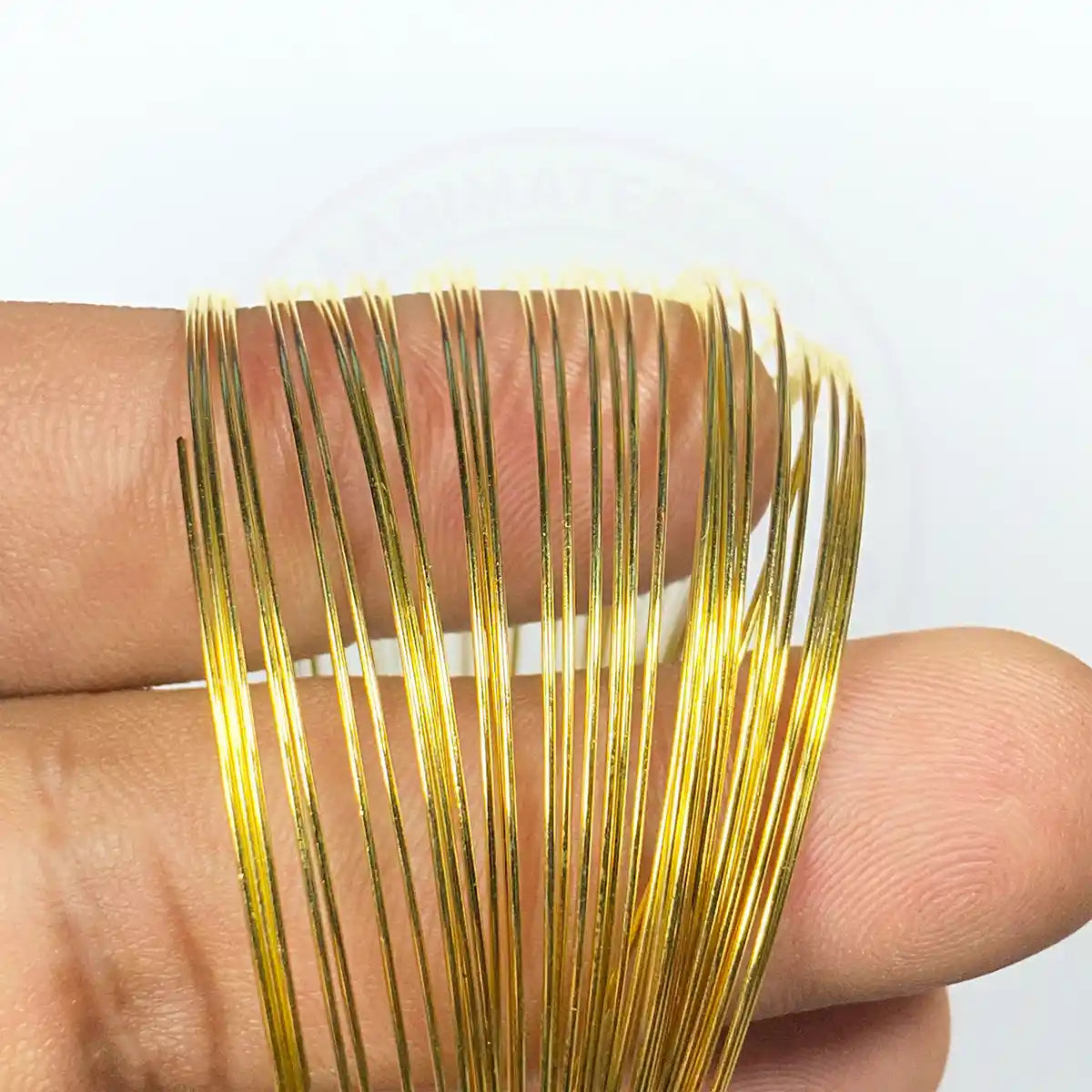 Memory Wire for Jewellery Making Golden Color 30 Loops