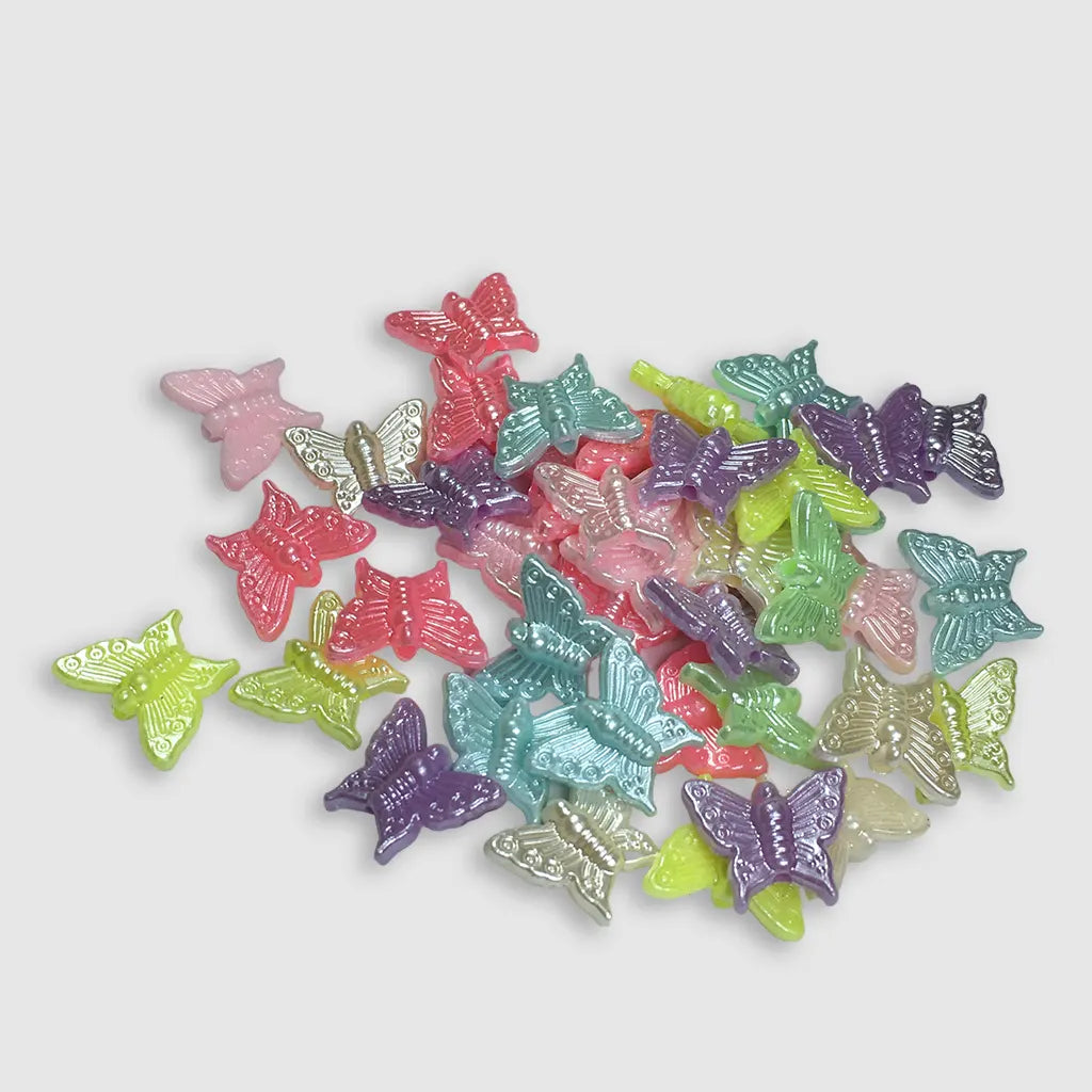Mixed Color Butterfly Beads 16x12x4M (10grams)