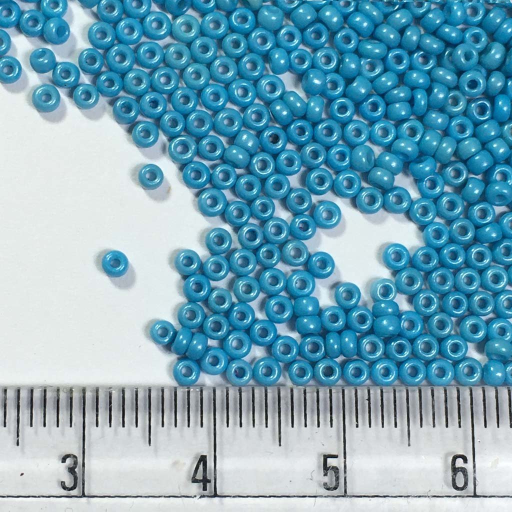 Opaque Seed Beads 10/0 Sky Blue (25grams)