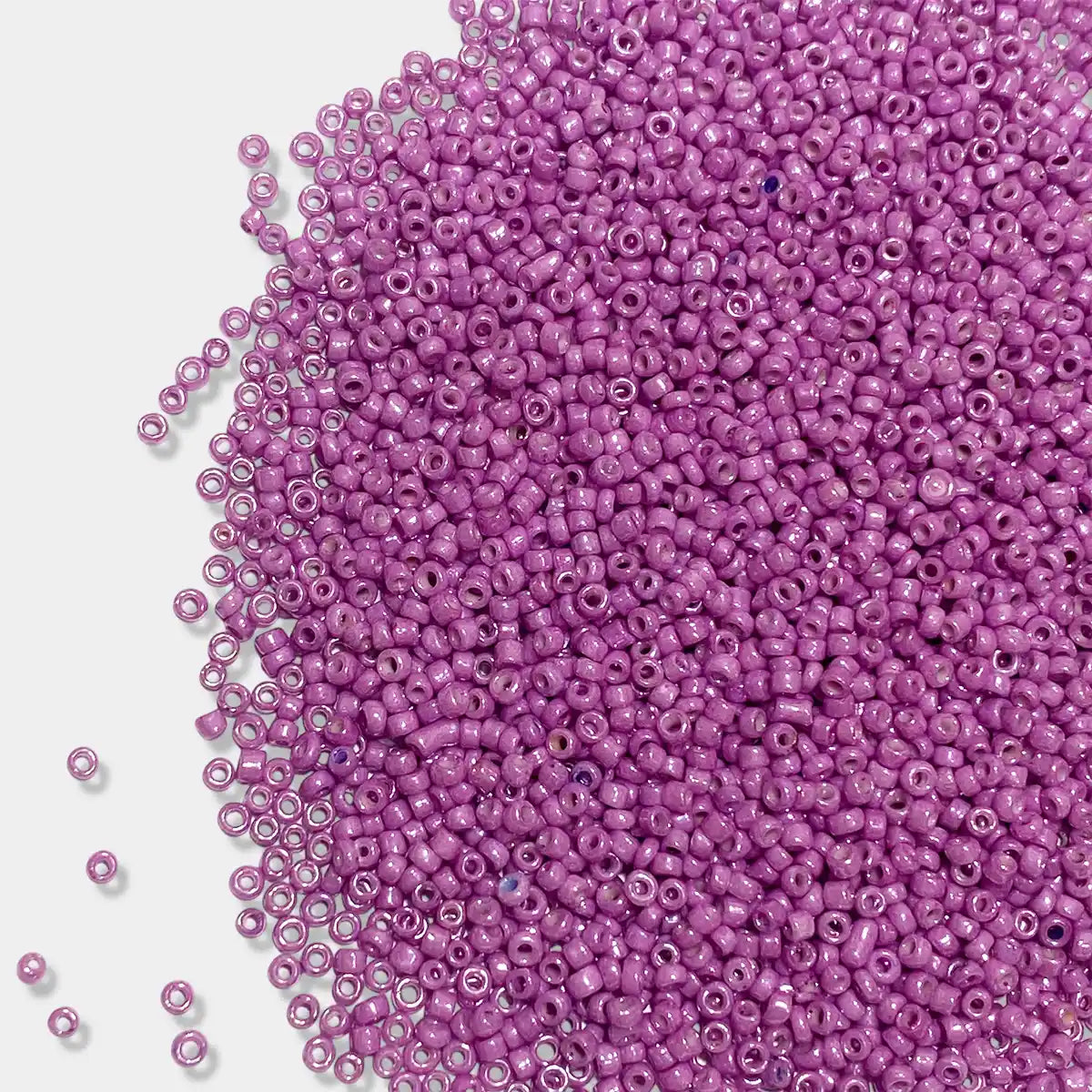 Opaque Seed Beads in Lavender Color 2mm (25grams)