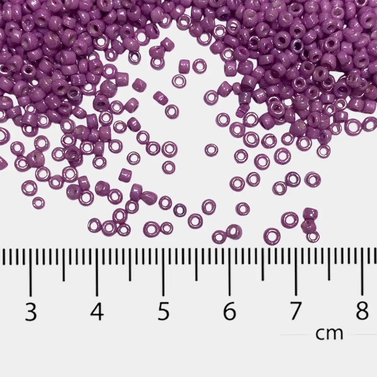 Opaque Seed Beads in Lavender Color 2mm (25grams)
