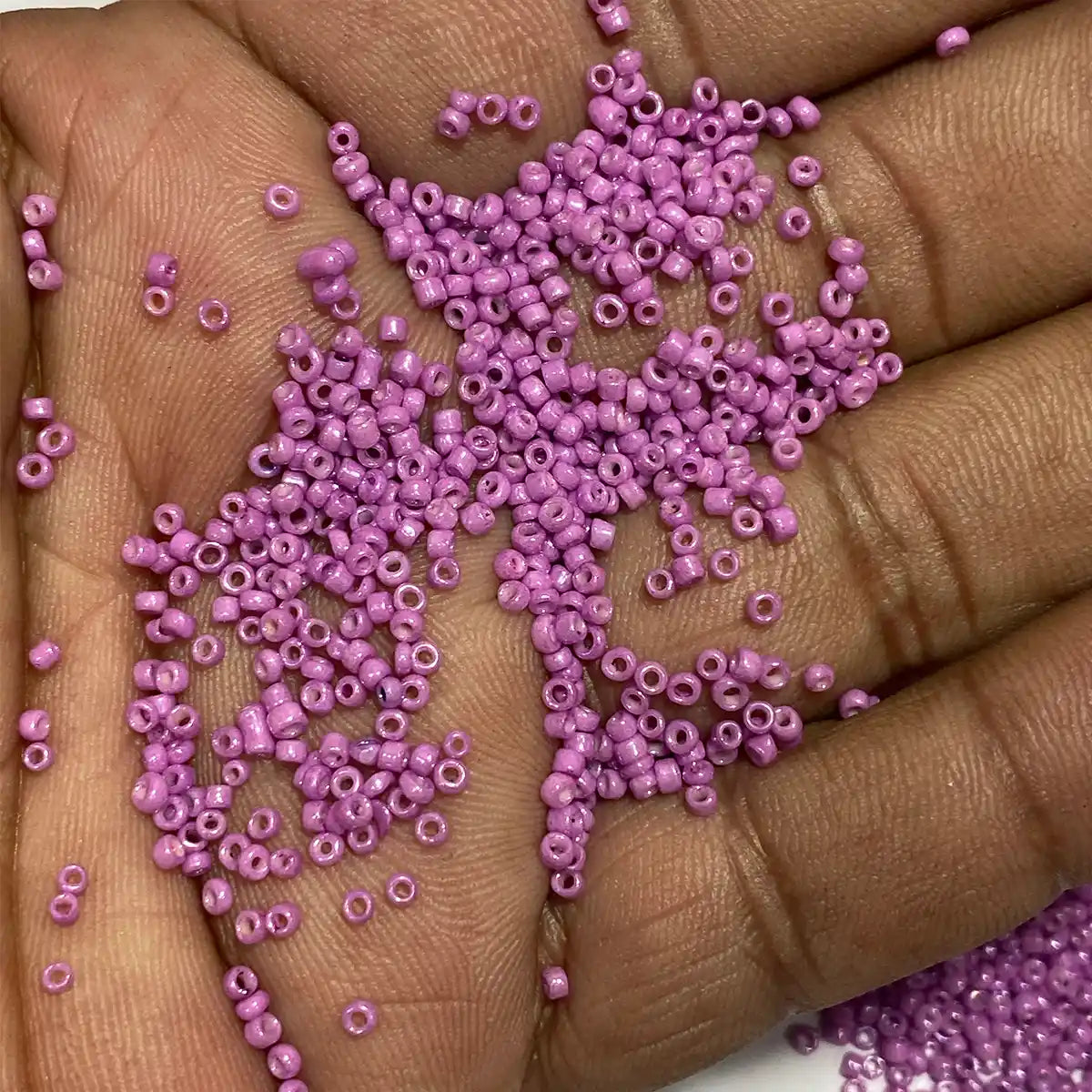Opaque Seed Beads in Lavender Color 2mm (25grams)