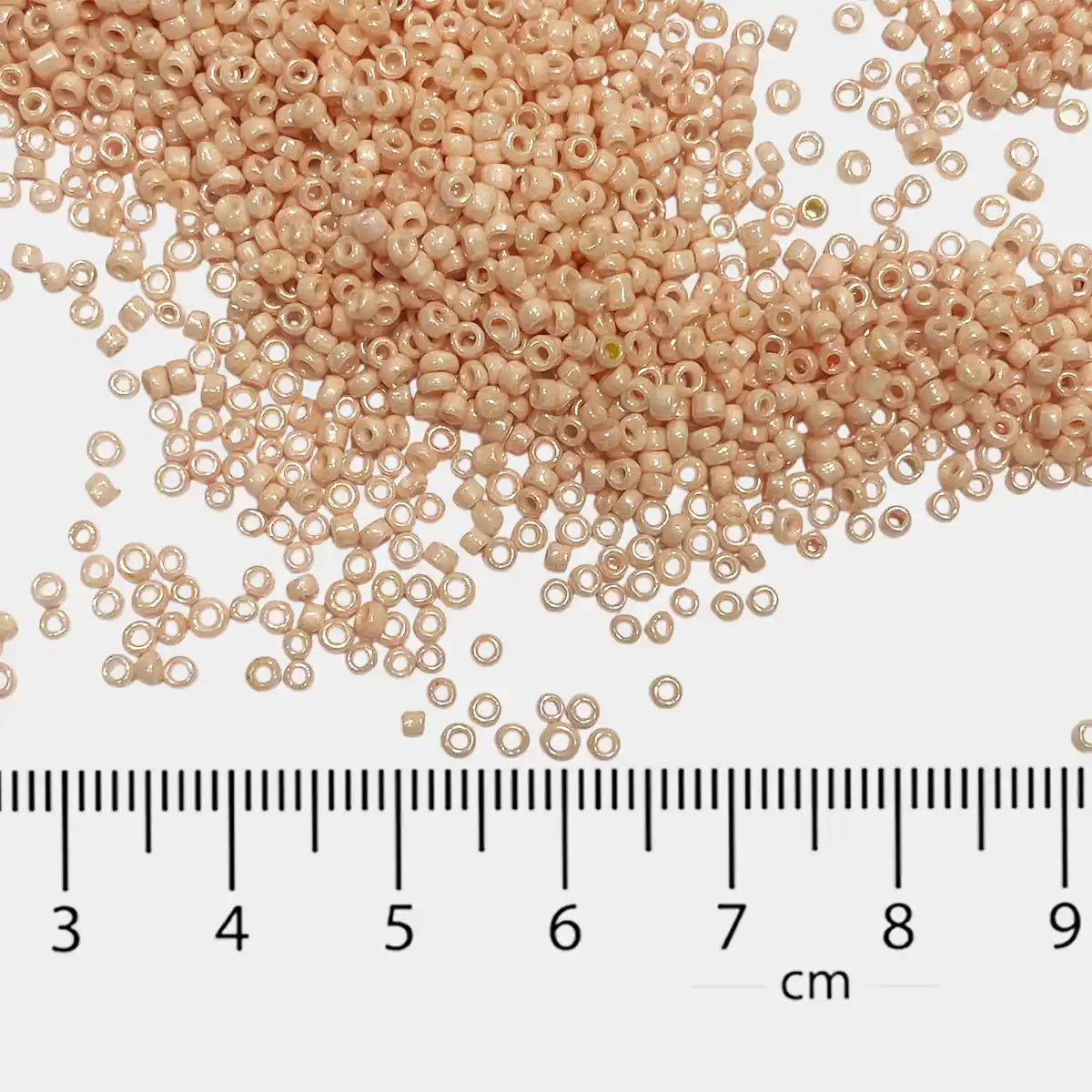 Opaque Seed Beads in Peach Color 2mm (25grams)