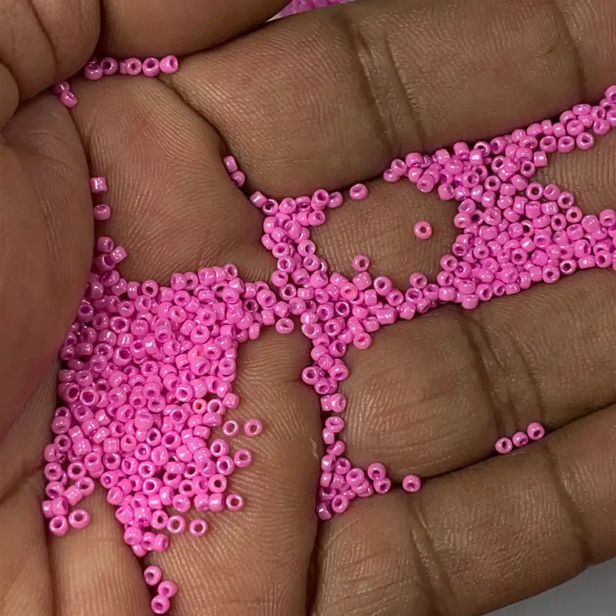 Opaque Seed Beads in  Pink Color 2mm (25grams)