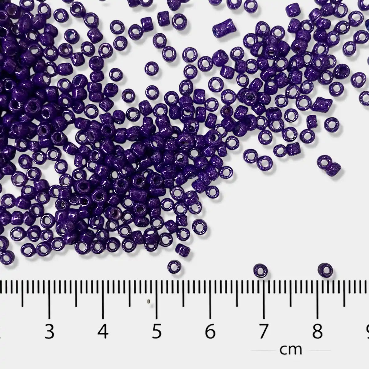 Opaque Seed Beads in Violet Color 2mm (25grams)