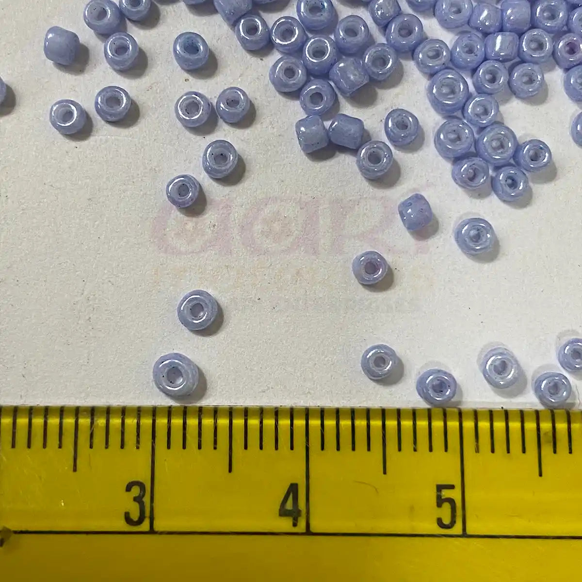 Opaque Seed Beads 2MM Pastel Blue Color (25grams)