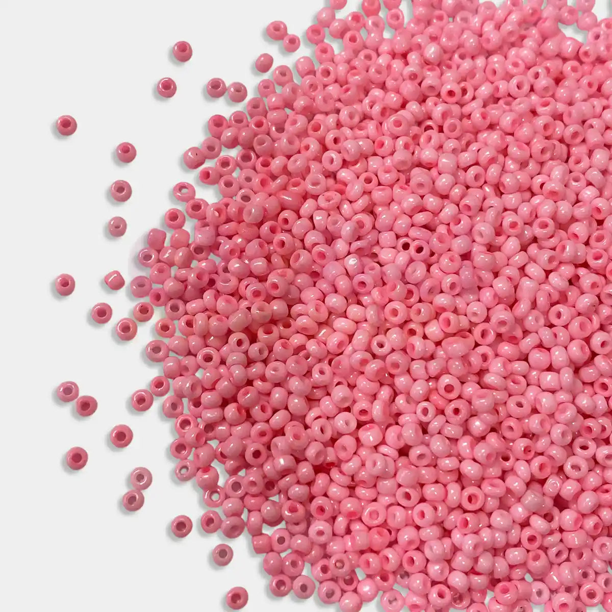Opaque Seed Beads in Baby Pink Color 2mm (25grams)