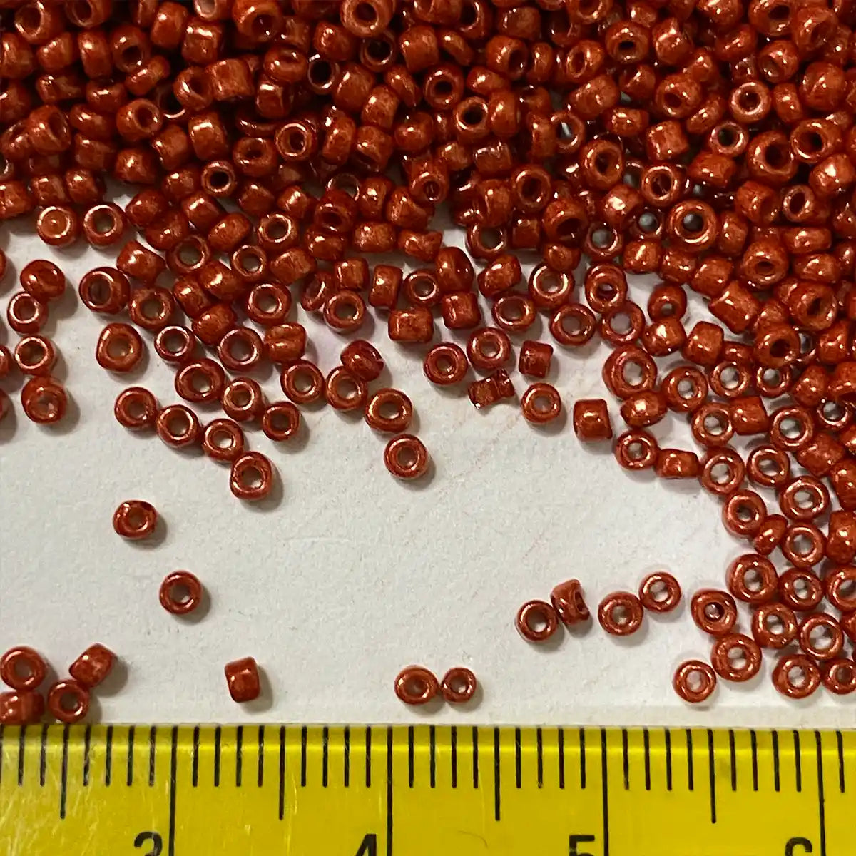 Opaque Seed Beads in Maroon Color 2mm (25grams)