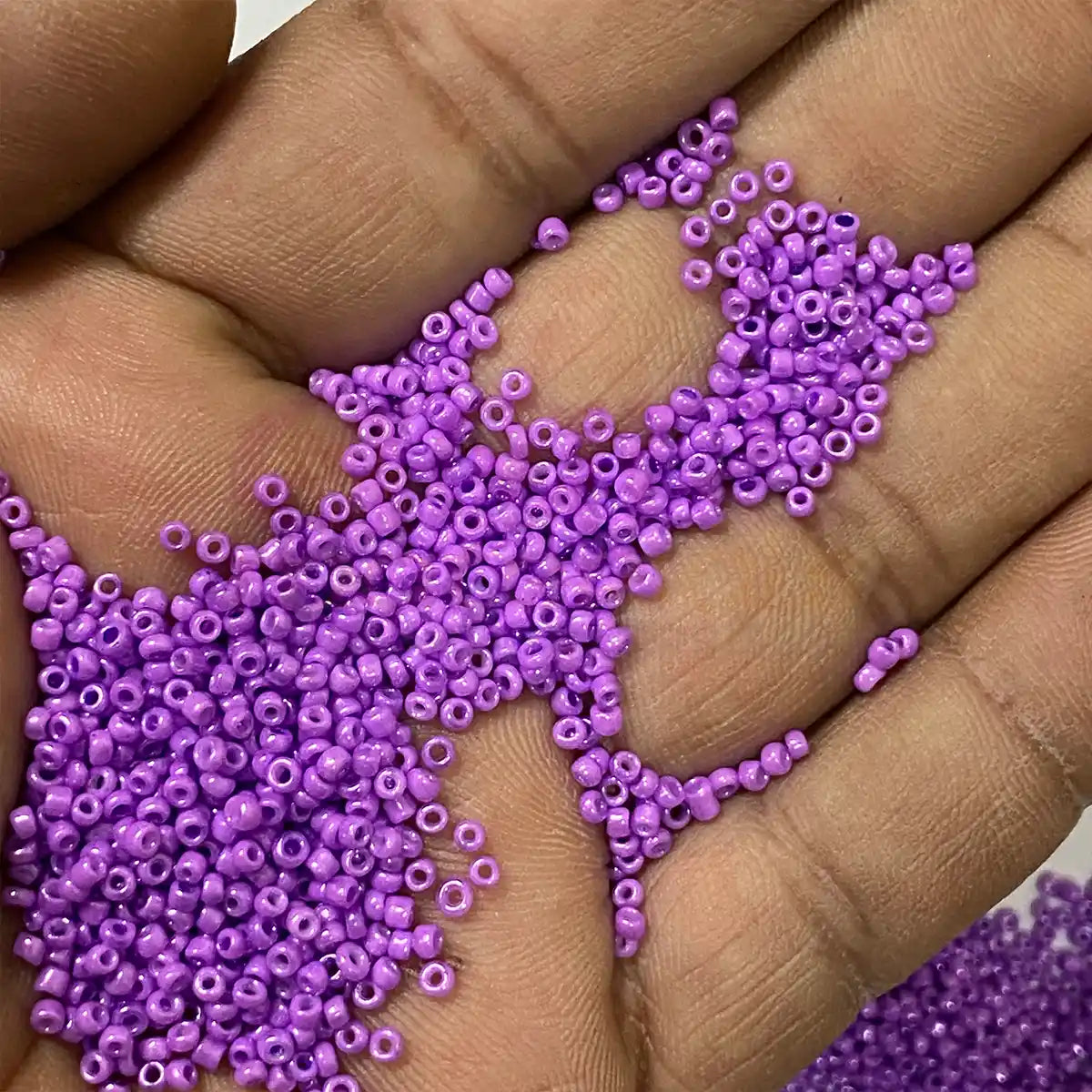 Opaque Seed Beads in Lavender Color 2mm (25grams)