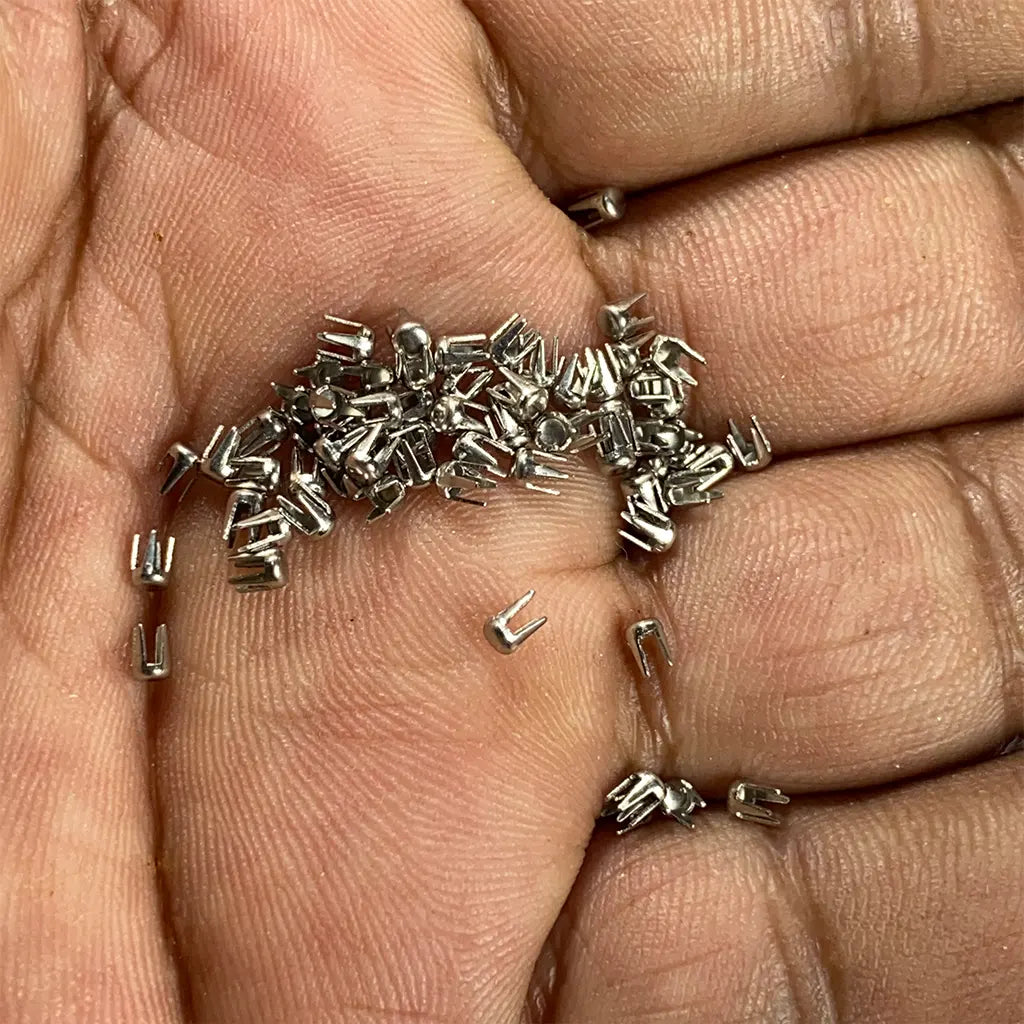 Pearl Rivets Studs for Beading (Punching Machine Pin) 3mm - 10grams