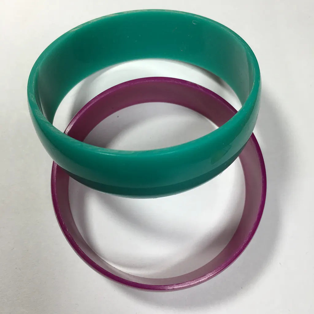 Plastic Bangles Curve Type 2-6 1cut 1Box