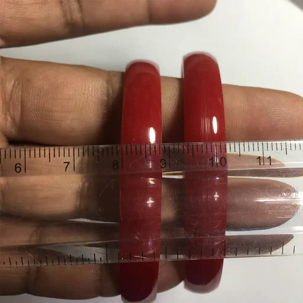 Plastic Bangles Curve Type Size 2-8 Set of 4, 2 and 1cut (1Box)